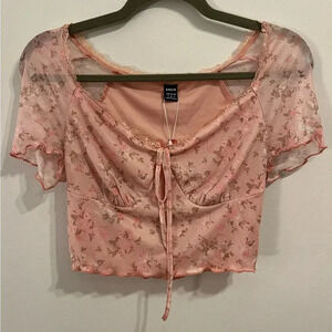 Shein Floral Blouse